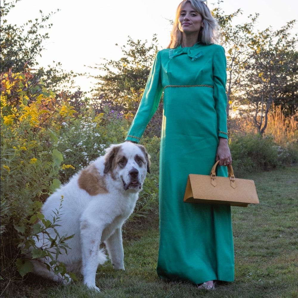 1950s vintage gown